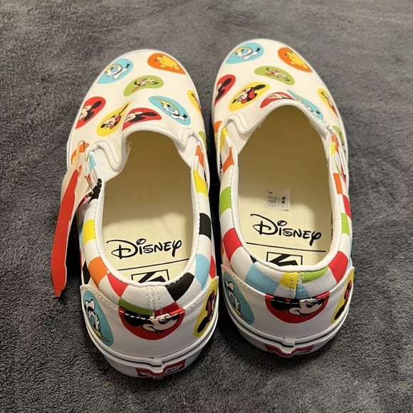 2022 Disney World 50th Anniversary Vans Slip on Sneaker Shoes M/10 (NWT) - Picture 3 of 4
